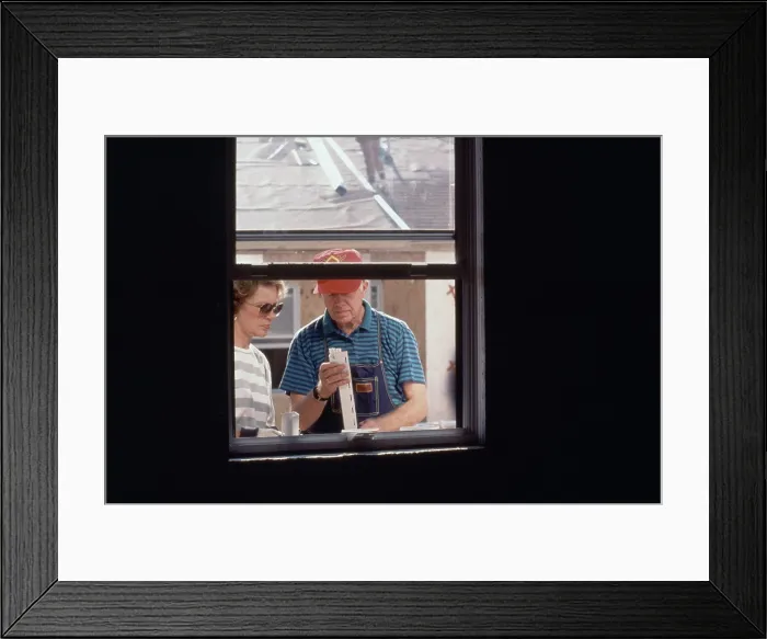 Framed Print : Jimmy and Rosalynn Carter, Habitat for Humanity Framed Print : Jimmy and Rosalynn Carter, Habitat for Humanity