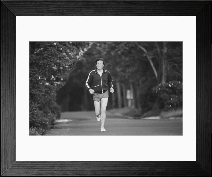 Framed Print : Jim Fixx. James F. Fixx (April 23, 1932 - July 20