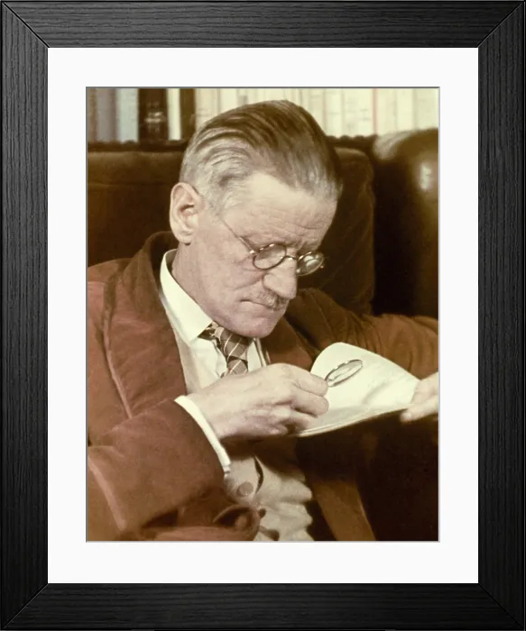 Framed Print : James Joyce, Irish Modernist Writer, 1939 Framed Print : James Joyce, Irish Modernist Writer, 1939