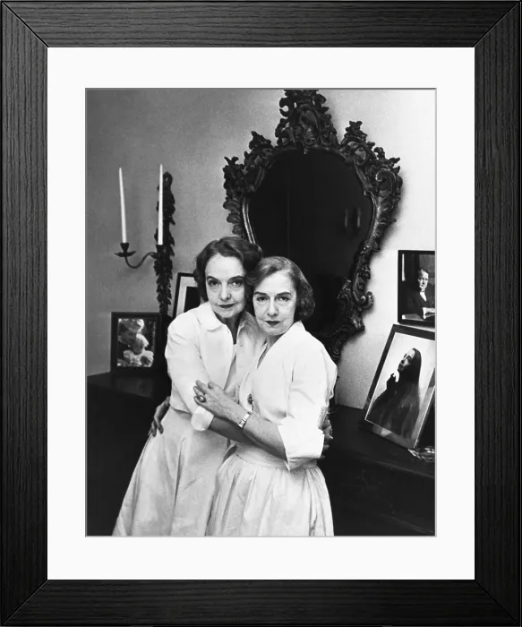 Framed Print : The Gish Sisters, 1954