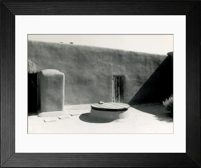 Framed Print : Georgia O'Keeffe's Patio at Ghost Ranch