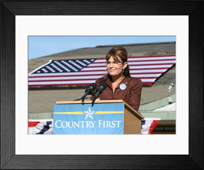 Framed Print : Sarah Palin Framed Print : Sarah Palin