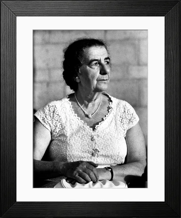Framed Print : Mrs. Golda Meir