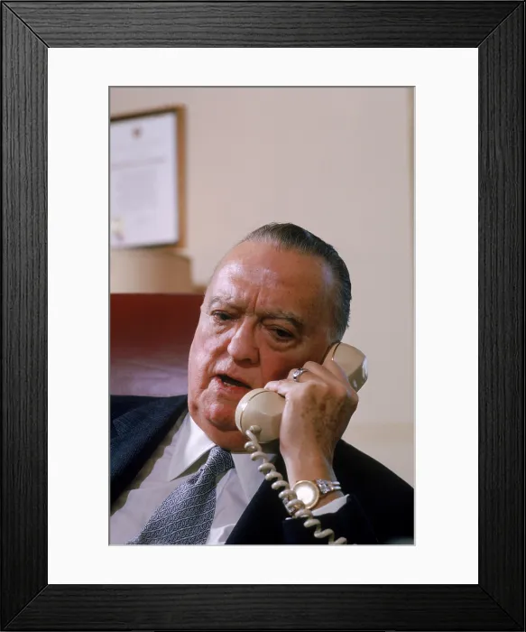 Framed Print : J. Edgar Hoover, First Director of the FBI Framed Print : J. Edgar Hoover, First Director of the FBI