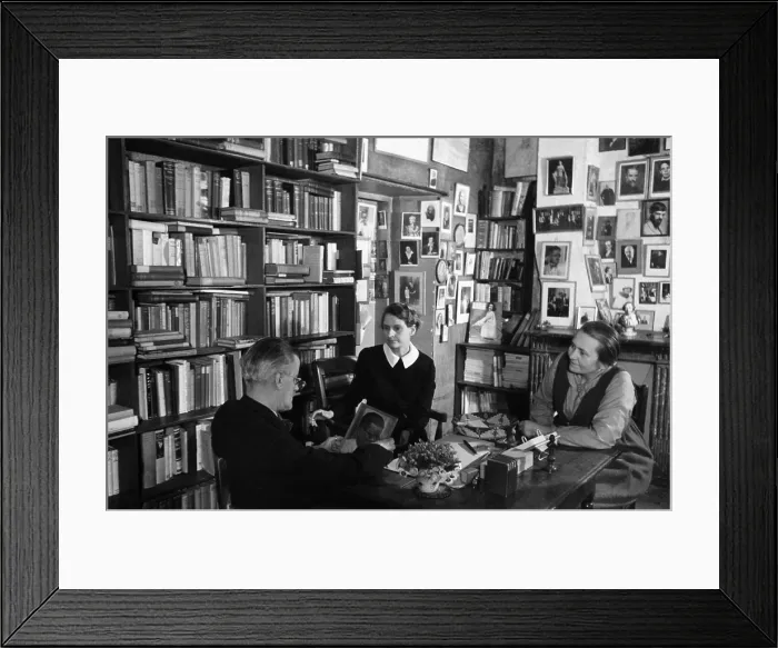 Framed Print : James Joyce at Shakespeare and Co. 1938 Framed Print : James Joyce at Shakespeare and Co. 1938