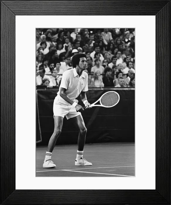 Framed Print : Arthur Ashe, American Tennis Champion Framed Print : Arthur Ashe, American Tennis Champion