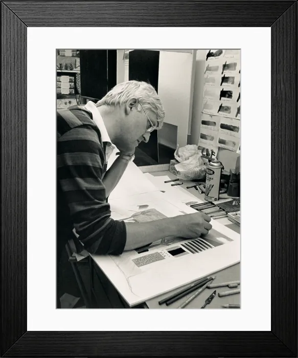 Framed Print : David Hockney, 1979 Framed Print : David Hockney, 1979