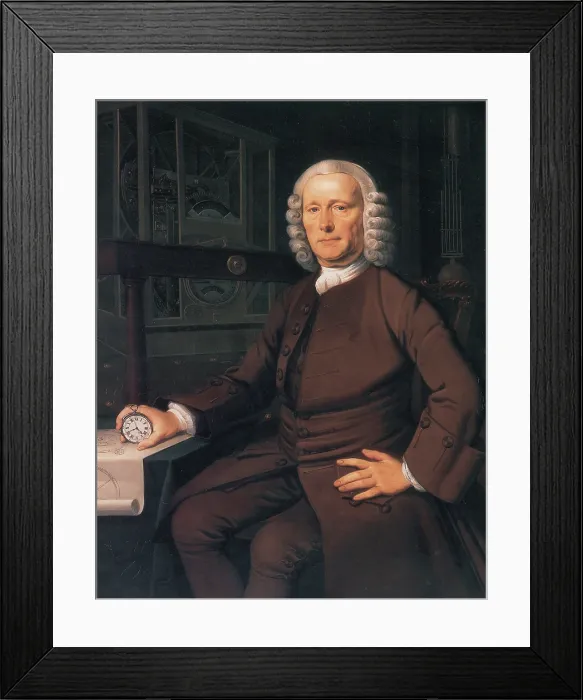 Framed Print : John Harrison, English Inventor Framed Print : John Harrison, English Inventor