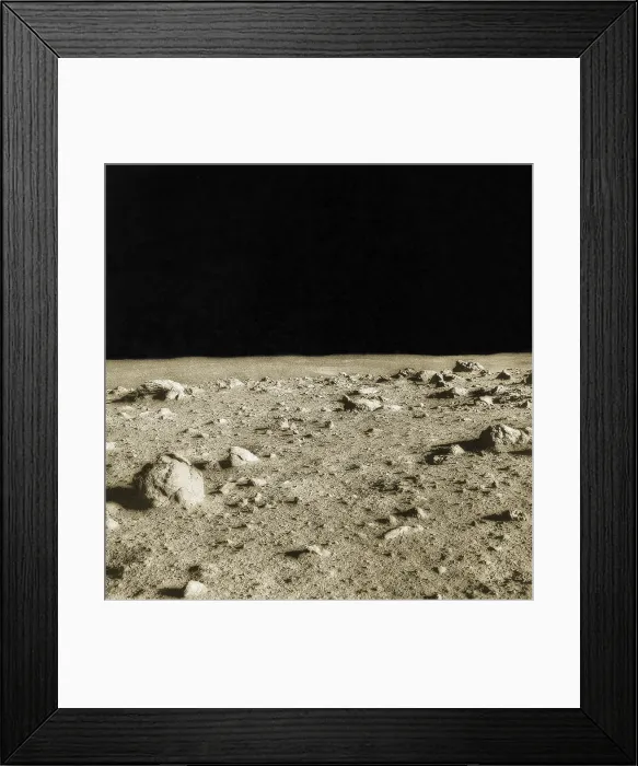 Framed Print : Lunar Surface Framed Print : Lunar Surface