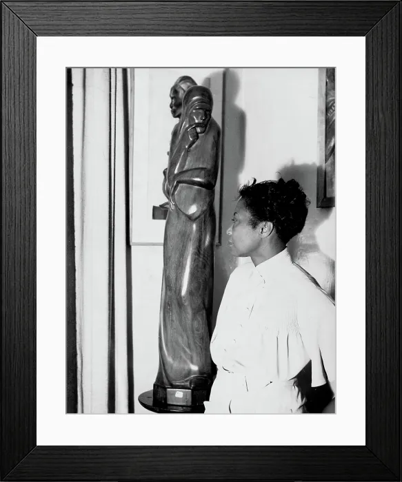 Framed Print : Augusta Savage, American Scuptor