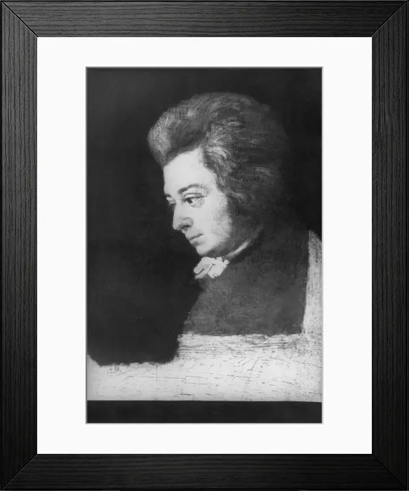 Framed Print : Wolfgang Amadeus Mozart, Austrian Composer Framed Print : Wolfgang Amadeus Mozart, Austrian Composer