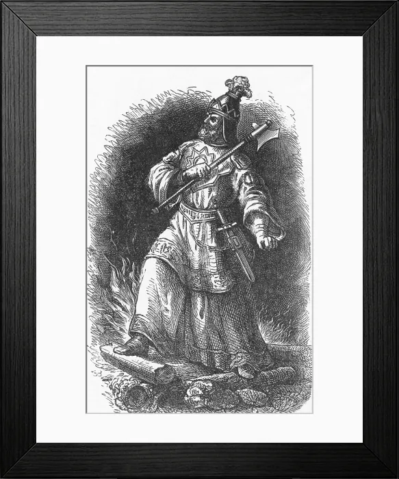 Framed Print : Attila, Emperor of the Huns Framed Print : Attila, Emperor of the Huns