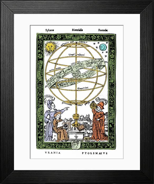 Framed Print : Armillary Sphere, 1538
