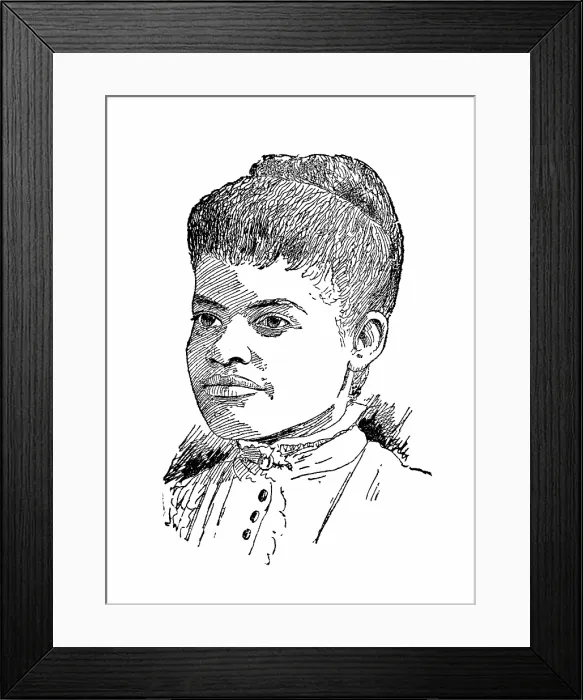 Framed Print : Ida B. Wells, American Journalist Framed Print : Ida B. Wells, American Journalist