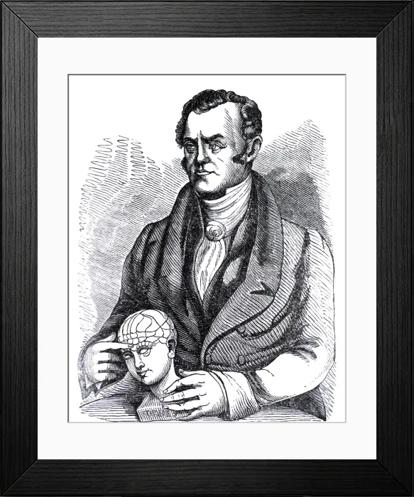 Framed Print : Franz Joseph Gall, German Phrenologist
