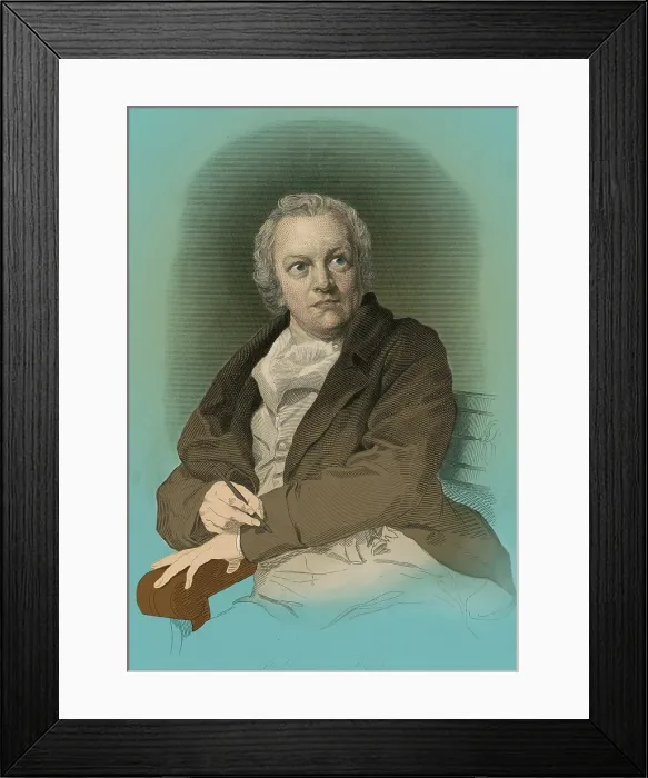 Framed Print : William Blake, English Poet and Painter Framed Print : William Blake, English Poet and Painter