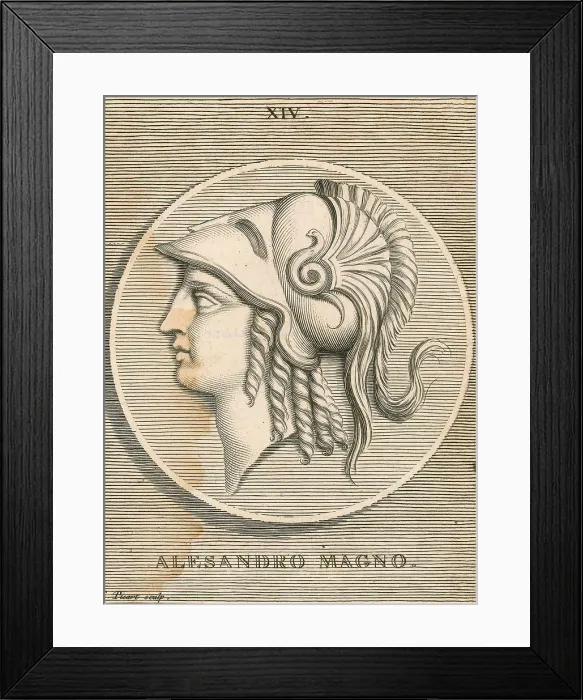 Framed Print : Alexander the Great, Greek King of Macedon Framed Print : Alexander the Great, Greek King of Macedon