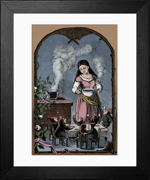 Framed Print : The Elves Supper, Legendary Creatures Framed Print : The Elves Supper, Legendary Creatures