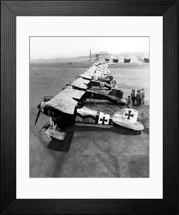 Framed Print : WWI, Manfred von Richthofen's 'Flying Circus' Framed Print : WWI, Manfred von Richthofen's 'Flying Circus'