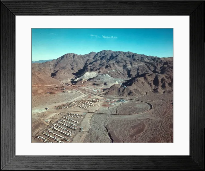 Framed Print : Eagle Mountain Mine, Mid-Century Framed Print : Eagle Mountain Mine, Mid-Century