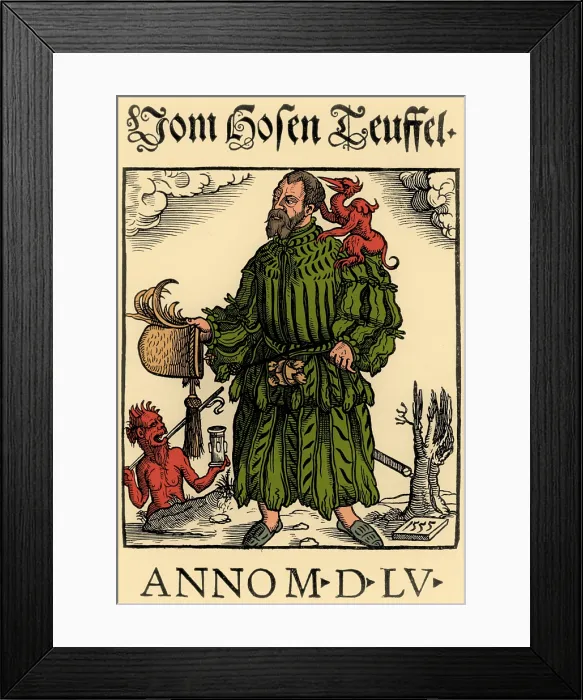 Framed Print : Osiander. 1555 portrait of Andreas Osiander (1498 - 1552), German Lutheran theologian