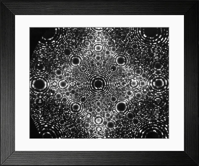 Framed Print : Iridium Crystal, Field Ion Microscopy Framed Print : Iridium Crystal, Field Ion Microscopy