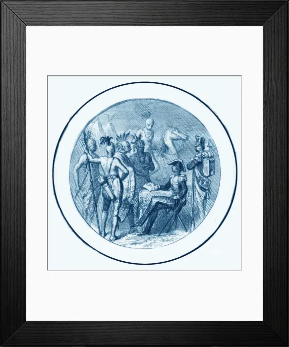 Framed Print : French and Indian War, 18th Century Framed Print : French and Indian War, 18th Century