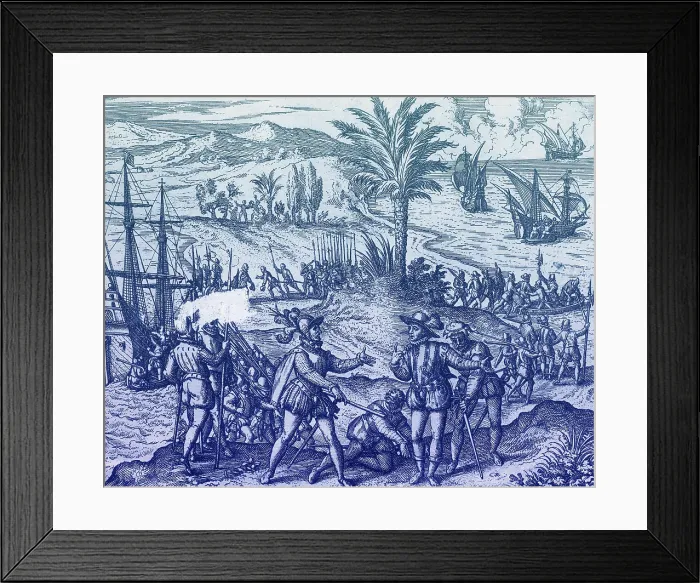 Framed Print : Columbus Arrested Framed Print : Columbus Arrested