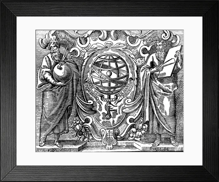 Framed Print : Ptolemy and Euclid, Ancient Greek Scholars Framed Print : Ptolemy and Euclid, Ancient Greek Scholars