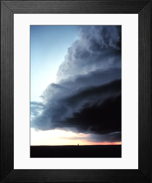 Framed Print : Supercell - often associated with violent weather Framed Print : Supercell - often associated with violent weather