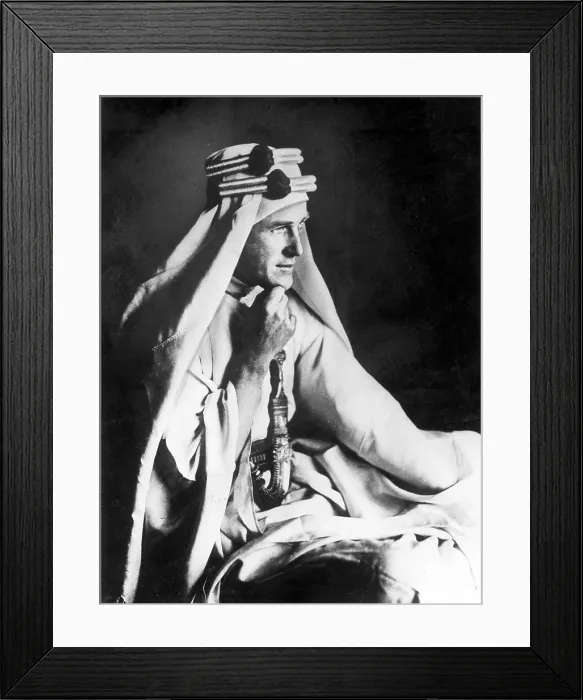Framed Print : T.E. Lawrence, English Officer and Author
