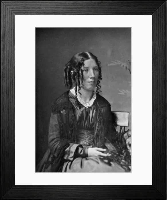Framed Print : Harriet Beecher Stowe, American Author Framed Print : Harriet Beecher Stowe, American Author