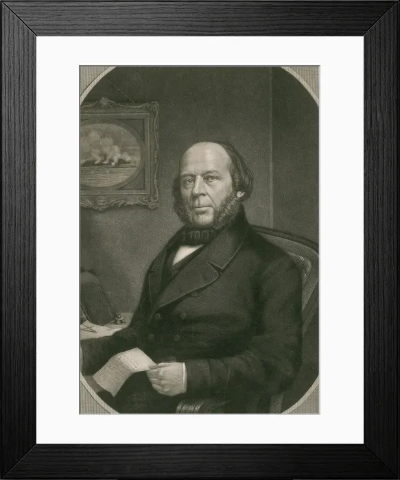 Framed Print : John Ericsson, Swedish-American Inventor Framed Print : John Ericsson, Swedish-American Inventor