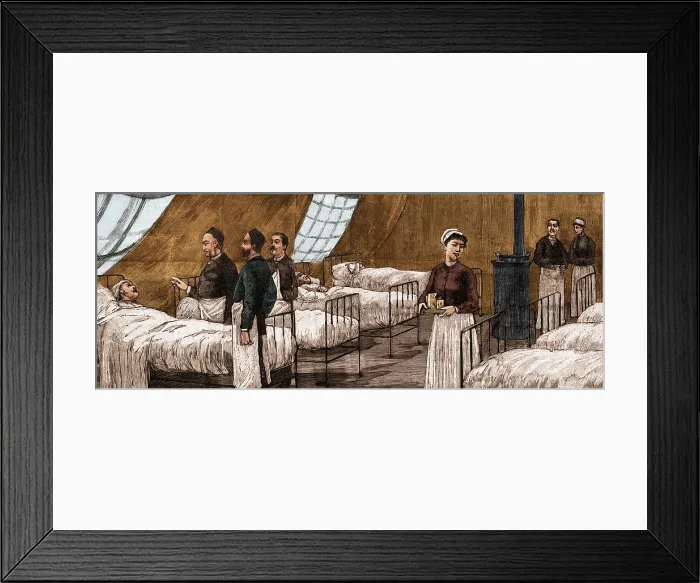 Framed Print : Russian Flu Pandemic, Paris, 1890