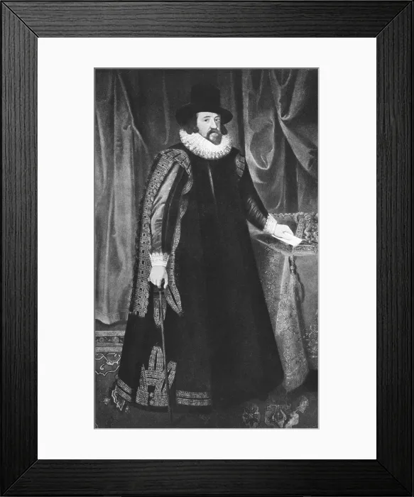 Framed Print : Francis Bacon, English Polymath Framed Print : Francis Bacon, English Polymath