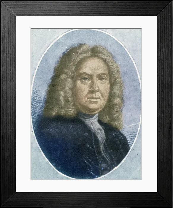 Framed Print : Colley Cibber, English Poet Laureate Framed Print : Colley Cibber, English Poet Laureate