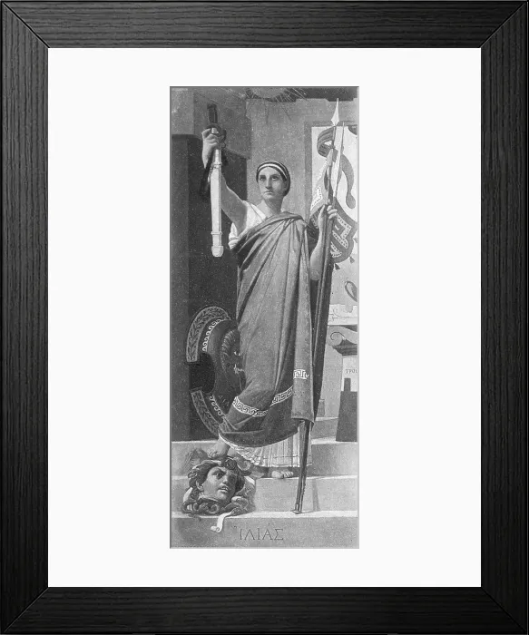 Framed Print : The Iliad is an ancient Greek epic poem in dactylic hexameter Framed Print : The Iliad is an ancient Greek epic poem in dactylic hexameter
