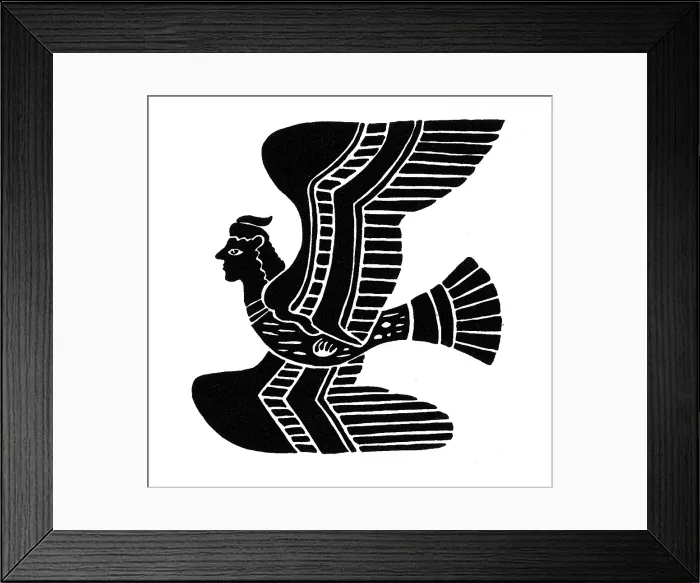 Framed Print : Harpy, Legendary Creature