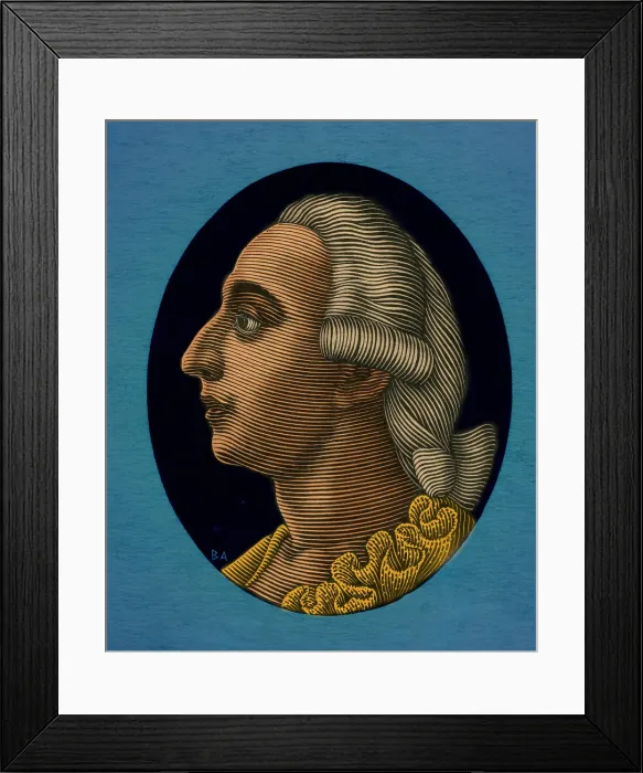Framed Print : Giacomo Casanova, Italian Author