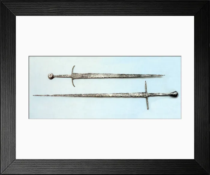 Framed Print : Arming Sword AKA Knightly Sword, Medieval Weapon Framed Print : Arming Sword AKA Knightly Sword, Medieval Weapon