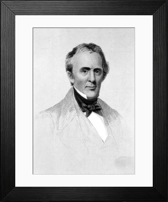 Framed Print : Benjamin Silliman, American Chemist