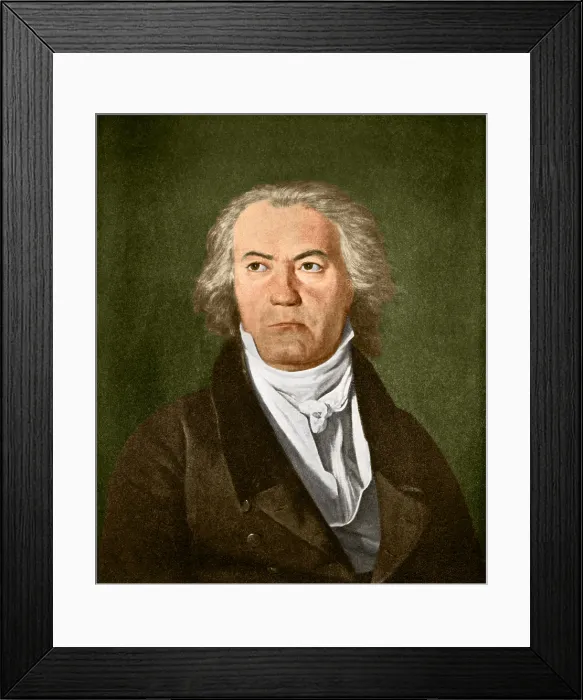 Framed Print : Ludwig van Beethoven, German Composer