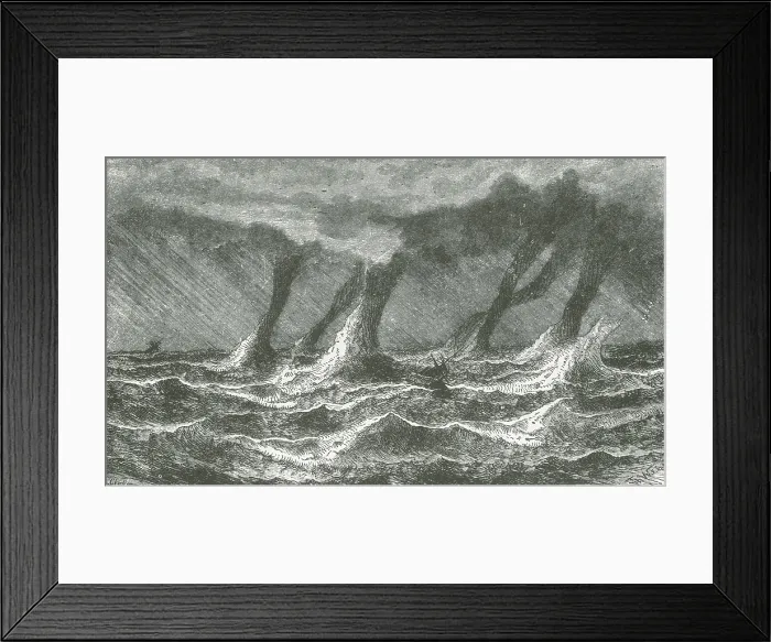 Framed Print : Waterspouts Framed Print : Waterspouts