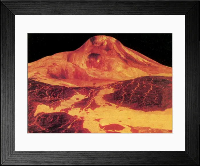 Framed Print : Venus, Lava Flow from Maat Mons Framed Print : Venus, Lava Flow from Maat Mons