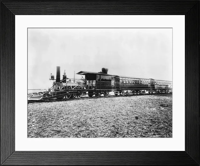 Framed Print : 19th Century 'John Bull' Locomotive
