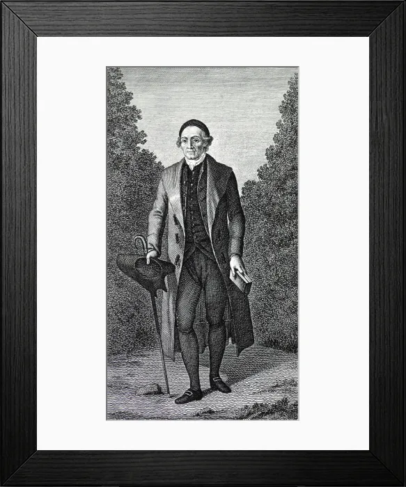 Framed Print : Johann Kaspar Lavater, Swiss Physiognomist and Poet Framed Print : Johann Kaspar Lavater, Swiss Physiognomist and Poet