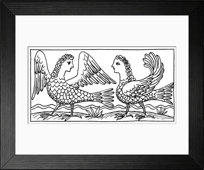 Framed Print : Sirens, Mythological Creature Framed Print : Sirens, Mythological Creature