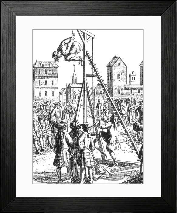 Framed Print : The Strappado Framed Print : The Strappado