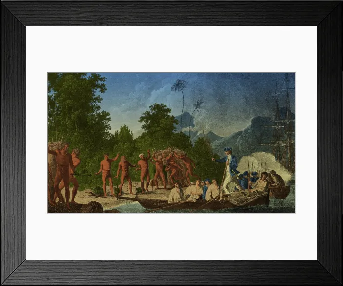Framed Print : Captain James Cook, English Explorer Framed Print : Captain James Cook, English Explorer