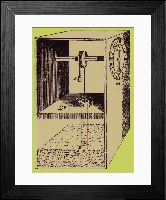 Framed Print : Anaphoric Clock Framed Print : Anaphoric Clock